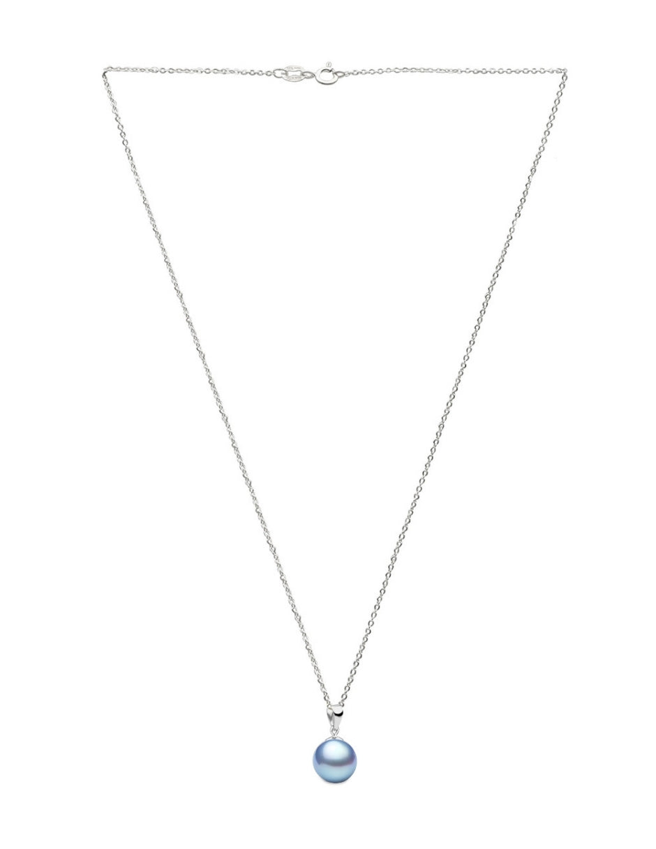 Collar y Aretes de Mujer Plata .925 Perlas de Cristal Zvezda
