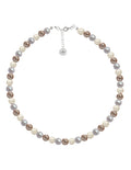 Collar de Mujer Perlas de Cristal Plata 925 Zvezda