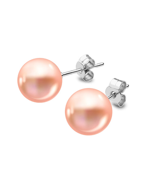 Aretes de Mujer Plata .925 y Perlas de Cristal Zvezda