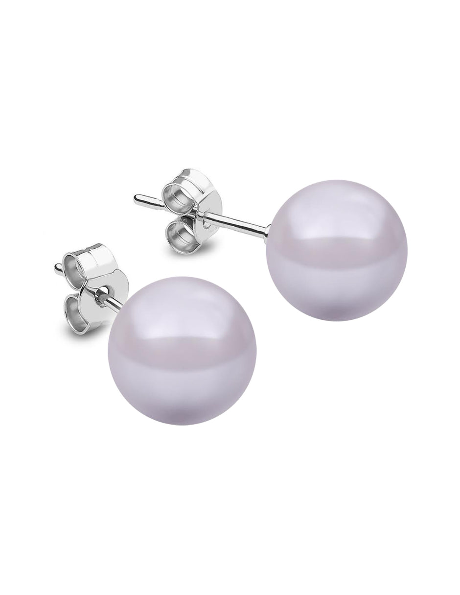 Aretes de Mujer Plata .925 y Perlas de Cristal Zvezda