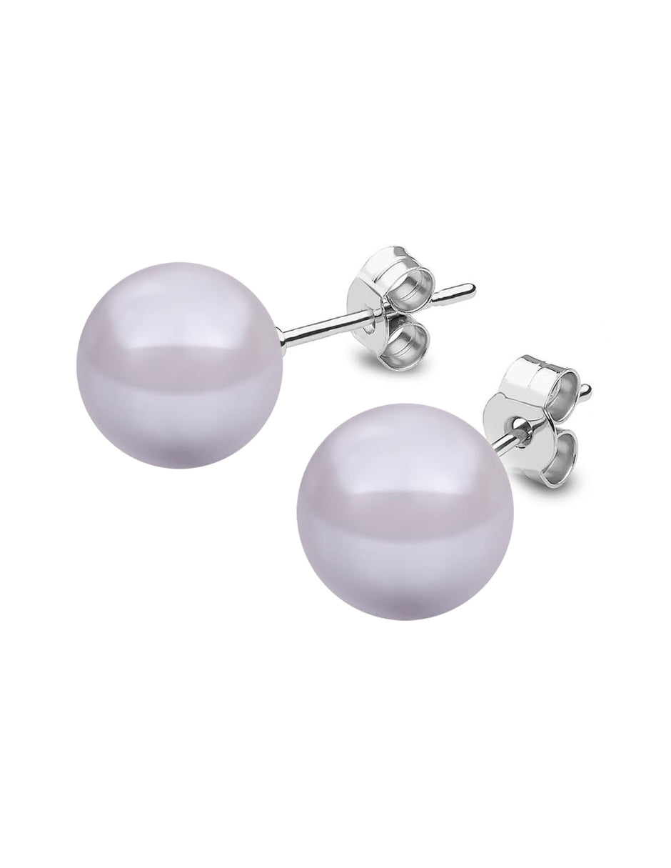Aretes de Mujer Plata .925 y Perlas de Cristal Zvezda
