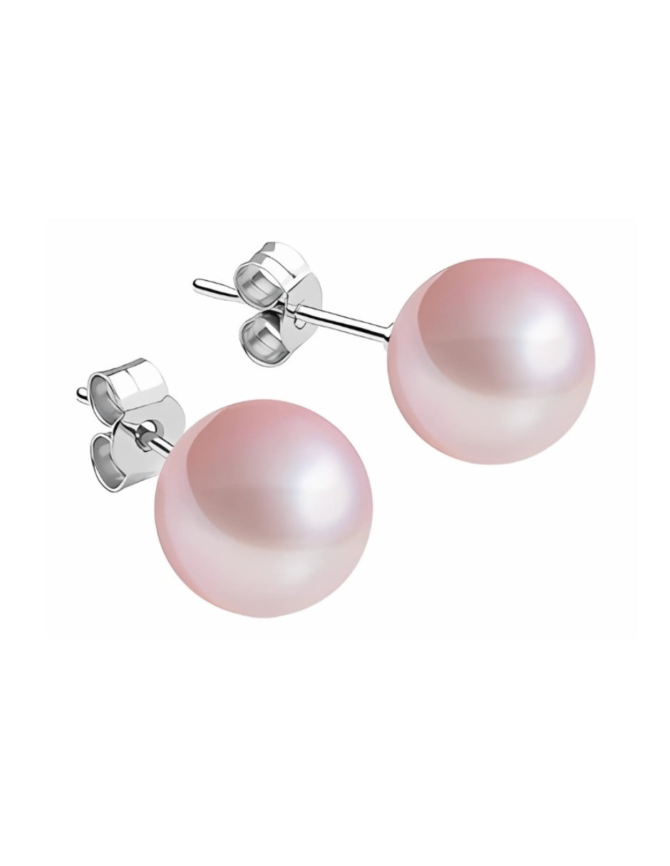 Aretes de Mujer Plata .925 y Perlas de Cristal Zvezda