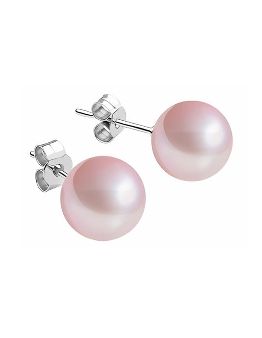 Aretes de Mujer Plata .925 y Perlas de Cristal Zvezda