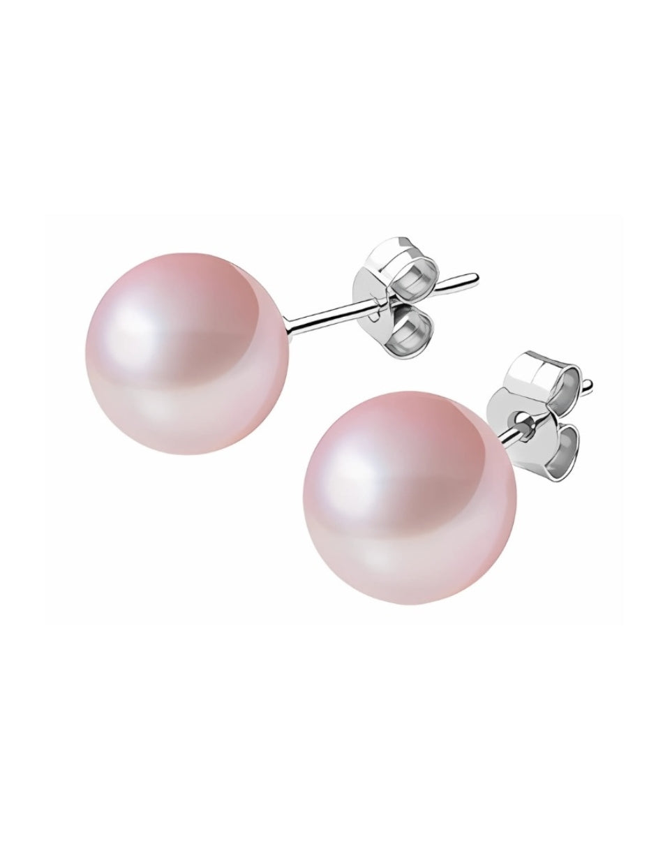 Aretes de Mujer Plata .925 y Perlas de Cristal Zvezda