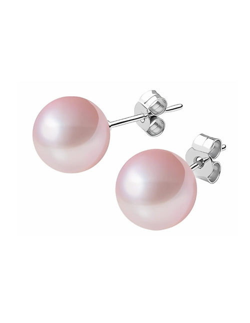 Aretes de Mujer Plata .925 y Perlas de Cristal Zvezda