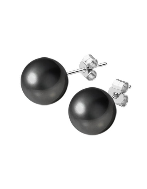 Aretes de Mujer Plata .925 y Perlas de Cristal Zvezda