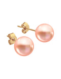 Aretes de Mujer Chapa Oro de 18k y Perlas de Cristal Zvezda