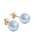 Aretes de Mujer Chapa Oro de 18k y Perlas de Cristal Zvezda