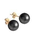 Aretes de Mujer Chapa Oro de 18k y Perlas de Cristal Zvezda