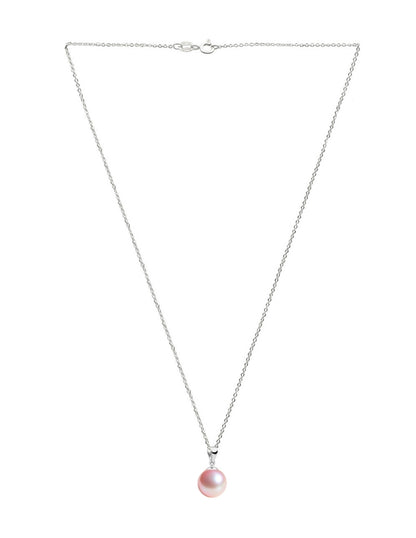 Collar y Aretes de Mujer Plata .925 Perlas de Cristal Swarovski