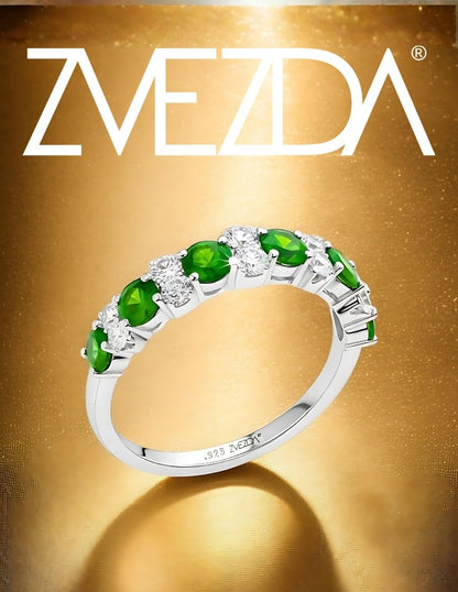 Anillo de Mujer Media Churumbela Plata.925 con Circonia