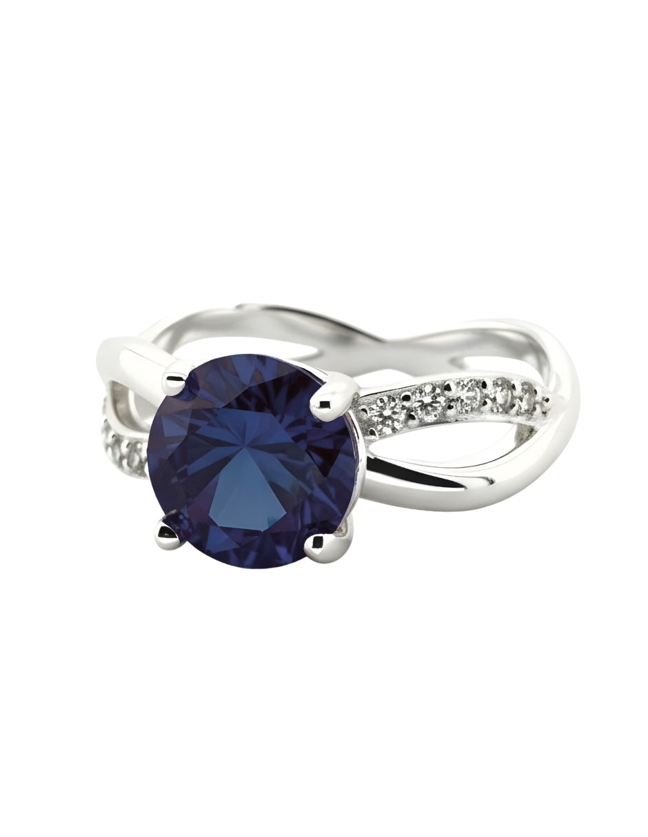Anillo de Mujer Infinito Plata .925 con Circonia