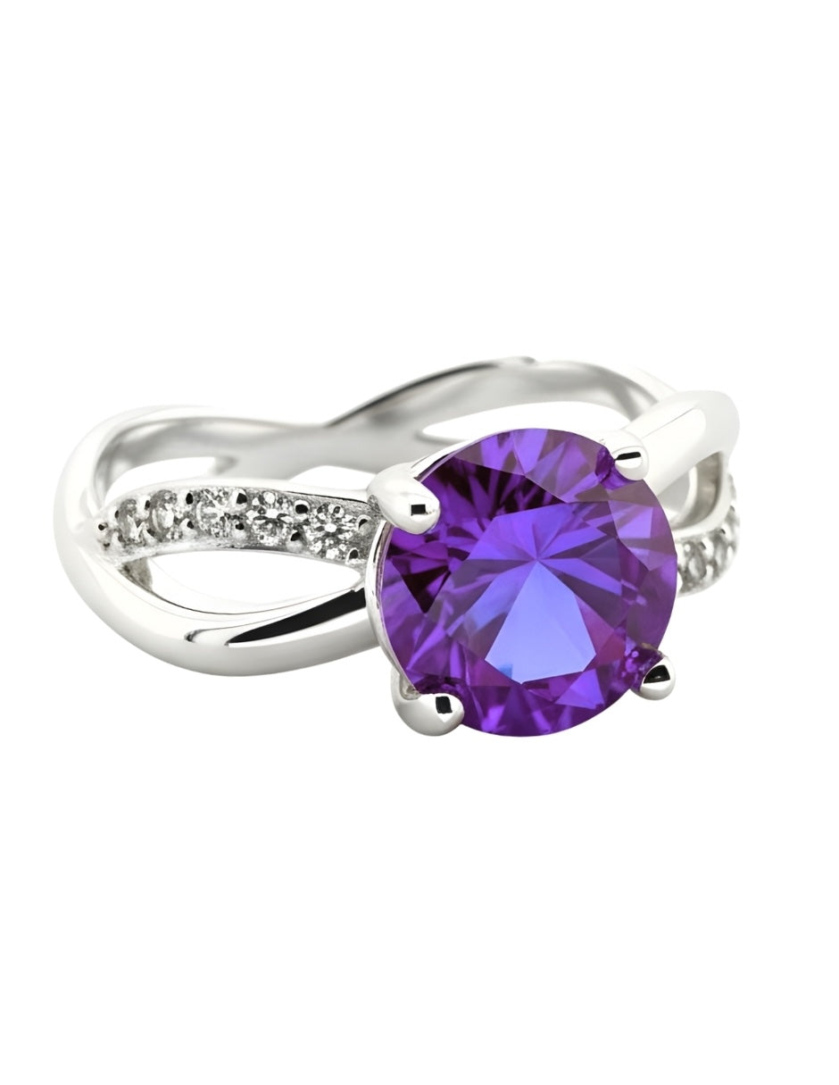 Anillo de Mujer Infinito Plata .925 con Circonia