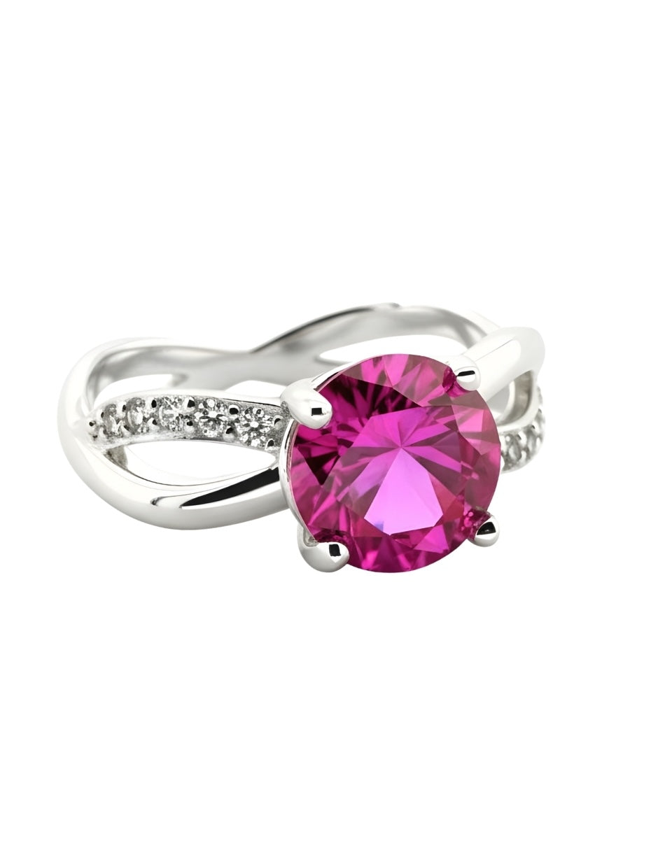 Anillo de Mujer Infinito Plata .925 con Circonia