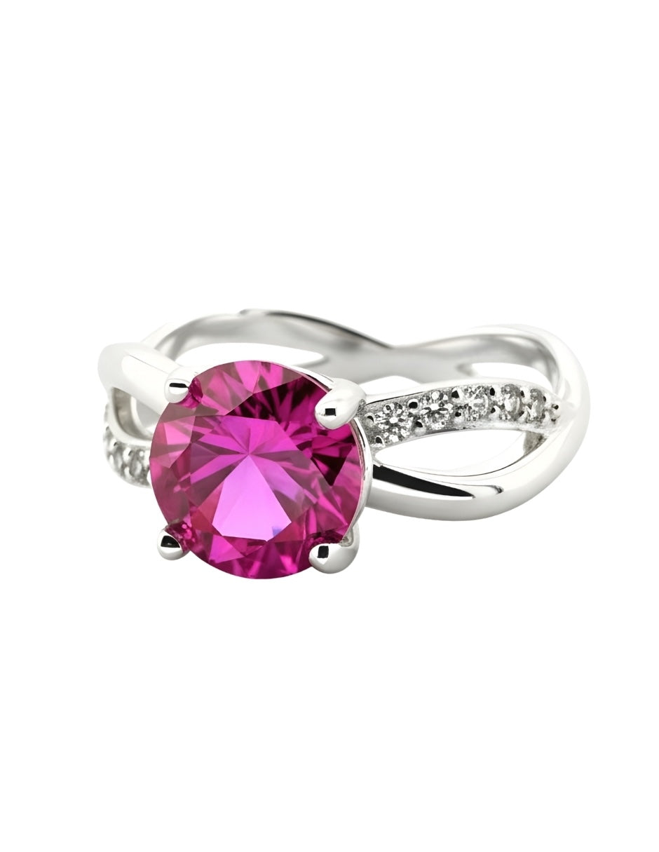 Anillo de Mujer Infinito Plata .925 con Circonia