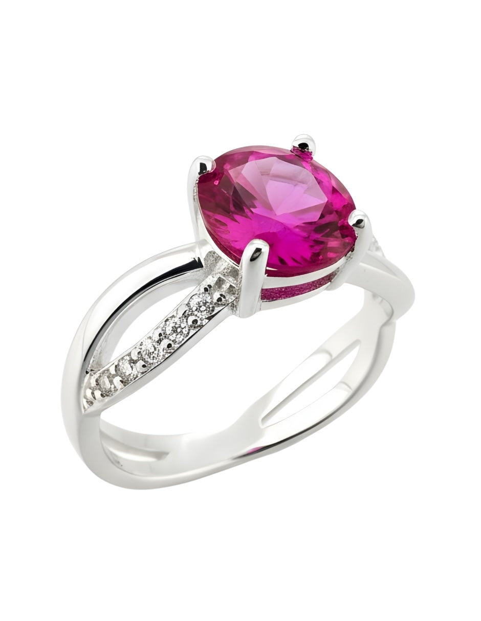 Anillo de Mujer Infinito Plata .925 con Circonia