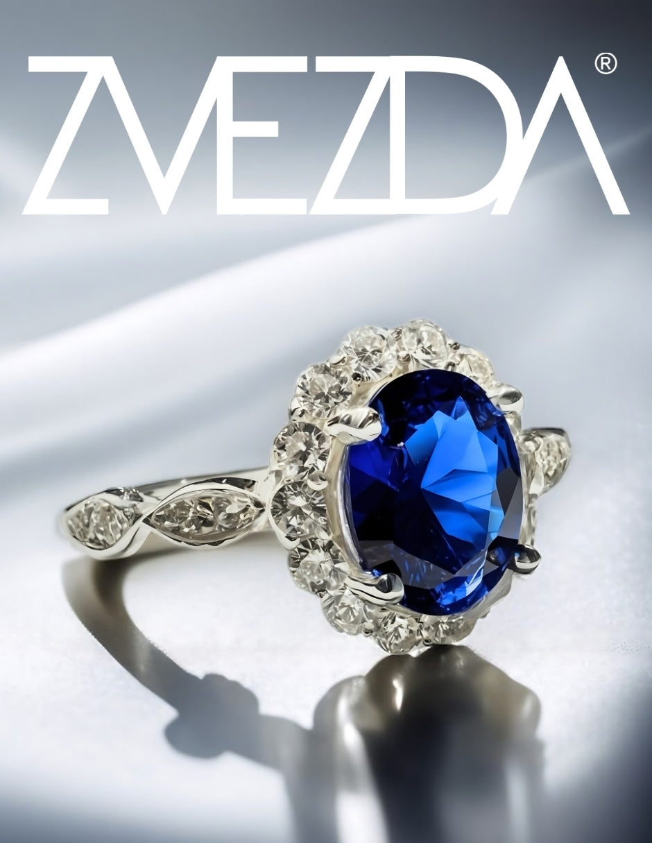 Anillo de mujer oval plata .925 con circonia