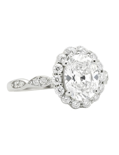 Anillo de Mujer Oval Plata .925 con Circonia