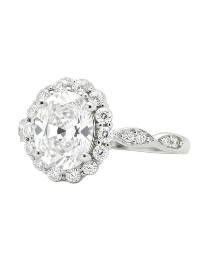 Anillo de Mujer Oval Plata .925 con Circonia