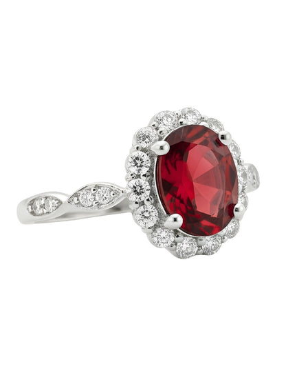 Anillo de Mujer Oval Plata .925 con Circonia