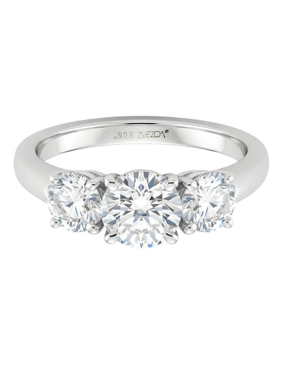 Anillo de Mujer Circonias Plata .925