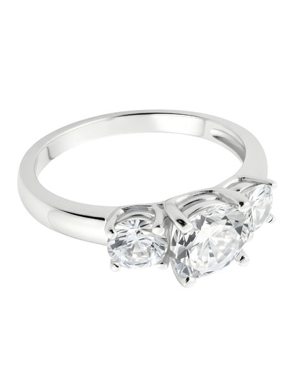 Anillo de Mujer Circonias Plata .925