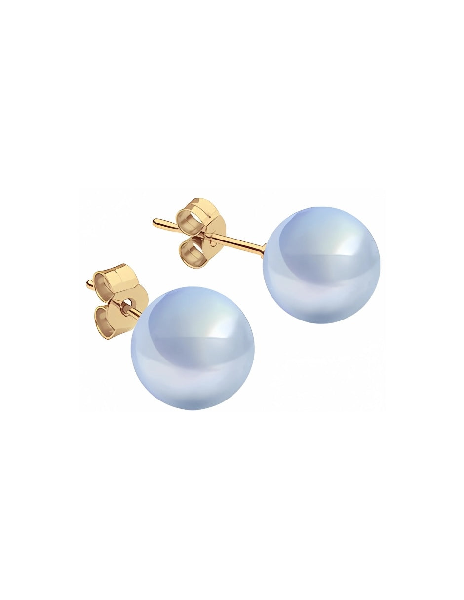 Juego de Broqueles de Perlas de Cristal Swarovski y Plata 925