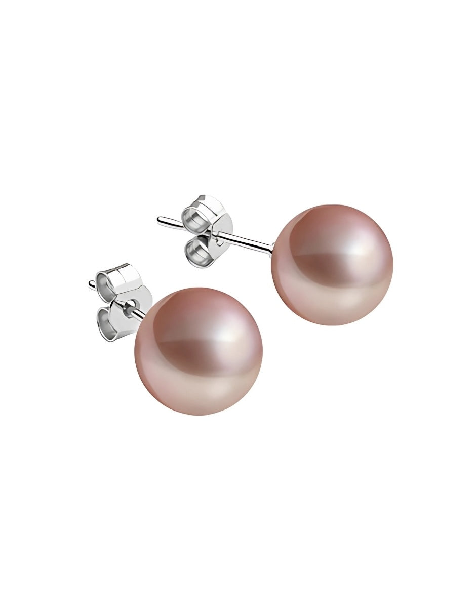 Juego de Broqueles de Perlas de Cristal Swarovski y Plata 925