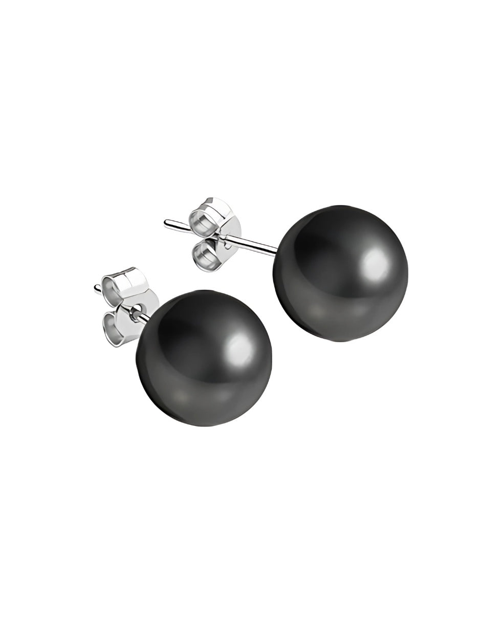 Juego de Broqueles de Perlas de Cristal Swarovski y Plata 925