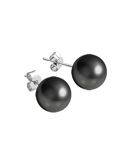 Juego de Broqueles de Perlas de Cristal Swarovski y Plata 925