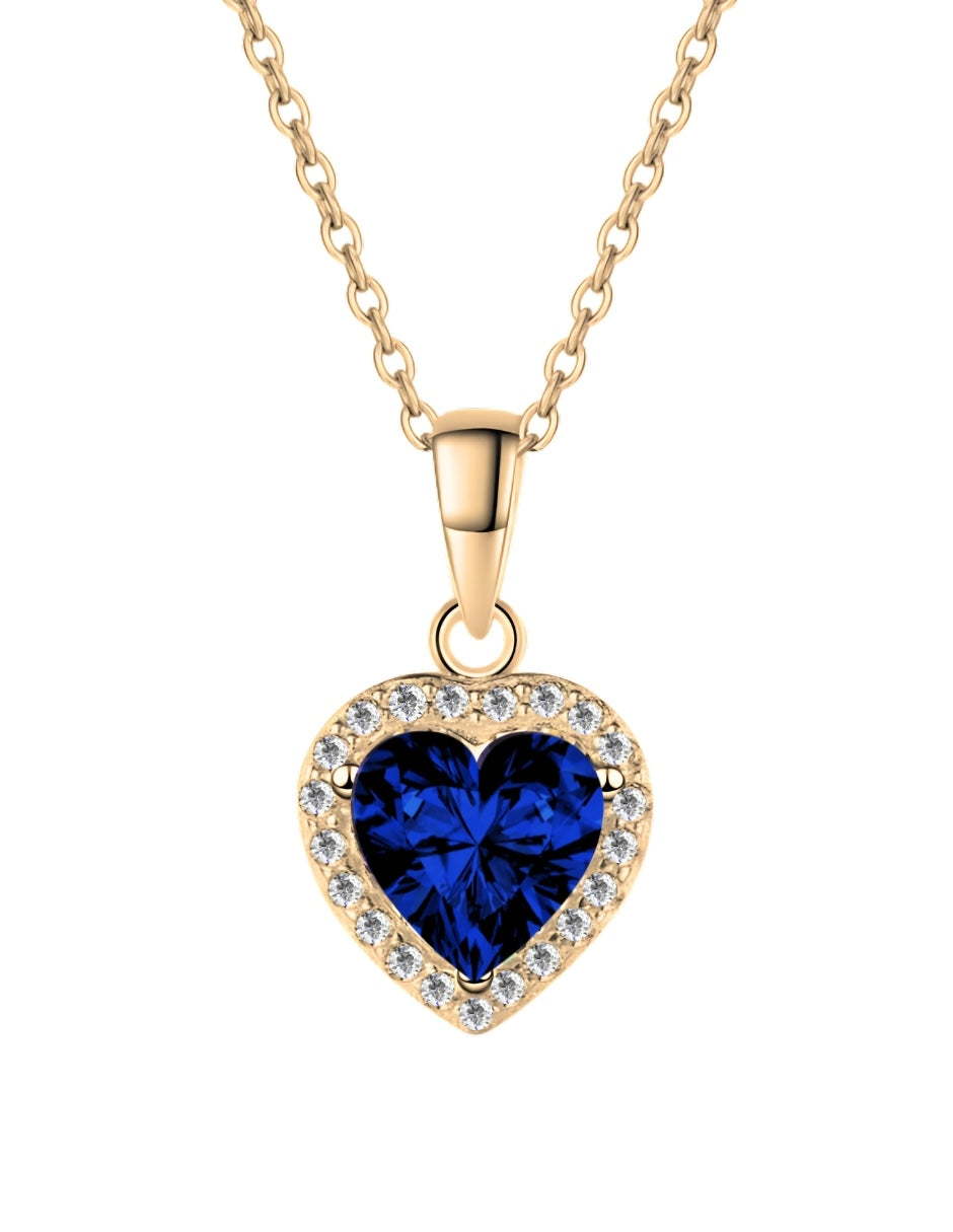 Collar de Mujer Chapa de oro 18K Corazón