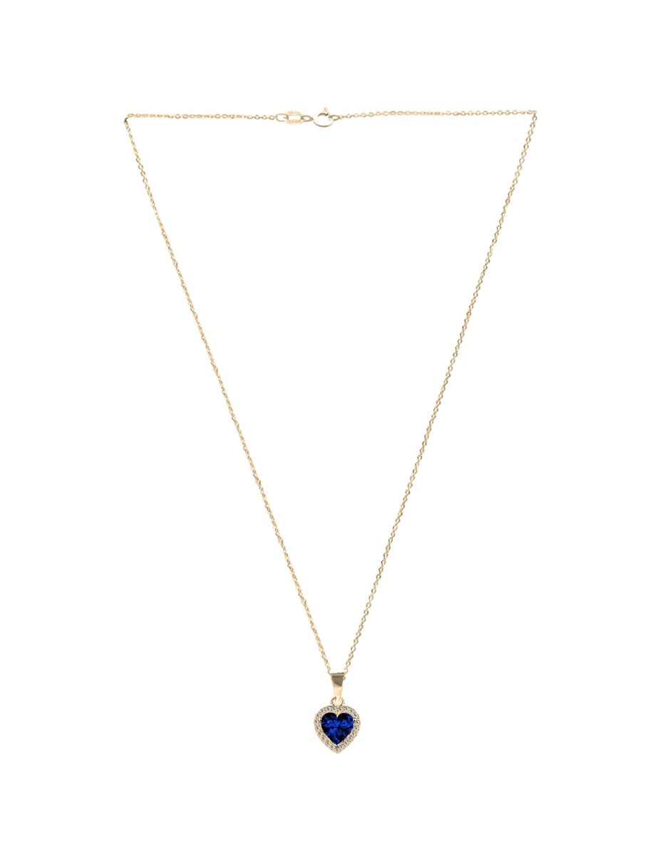 Collar de Mujer Chapa de oro 18K Corazón