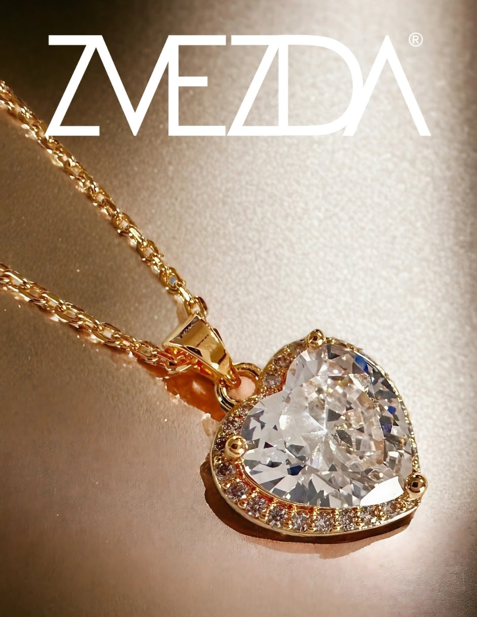Collar de Mujer Chapa de oro 18K Corazón