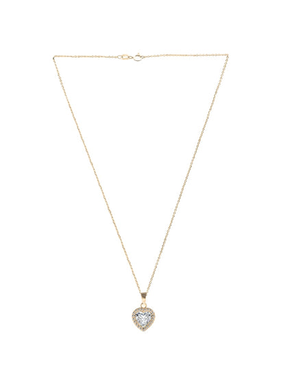 Collar de Mujer Chapa de oro 18K Corazón