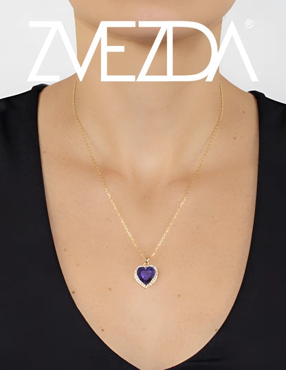 Collar de Mujer Chapa de oro 18K Corazón