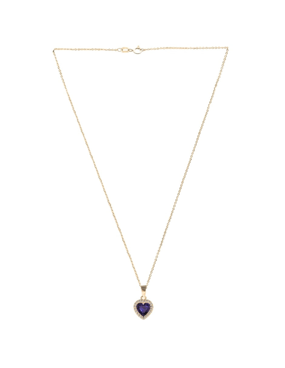 Collar de Mujer Chapa de oro 18K Corazón