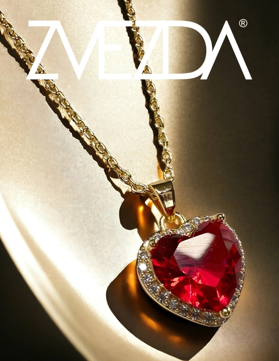 Collar de Mujer Chapa de oro 18K Corazón