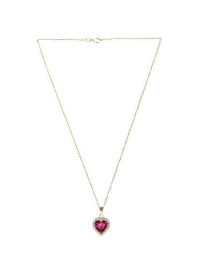 Collar de Mujer Chapa de oro 18K Corazón