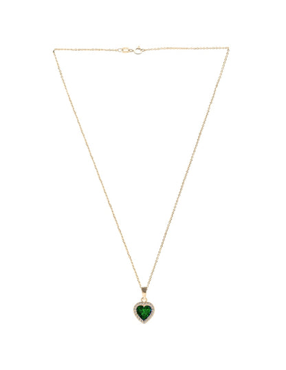 Collar de Mujer Chapa de oro 18K Corazón