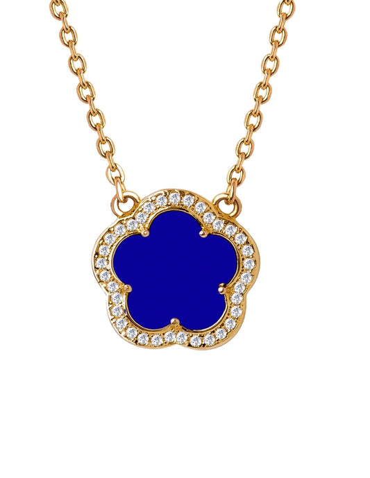 Collar de Mujer Chapa de oro 18K Trébol
