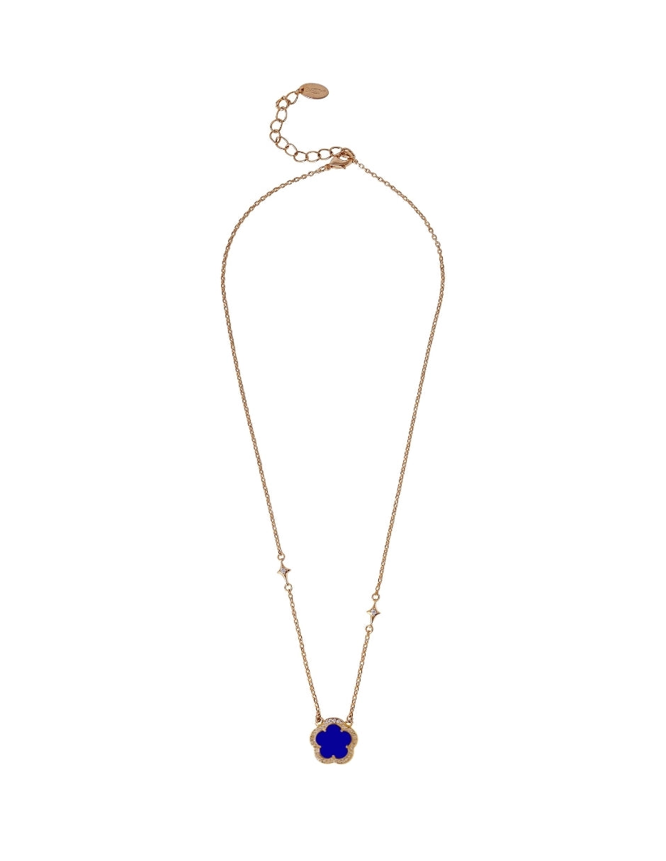 Collar de Mujer Chapa de oro 18K Trébol