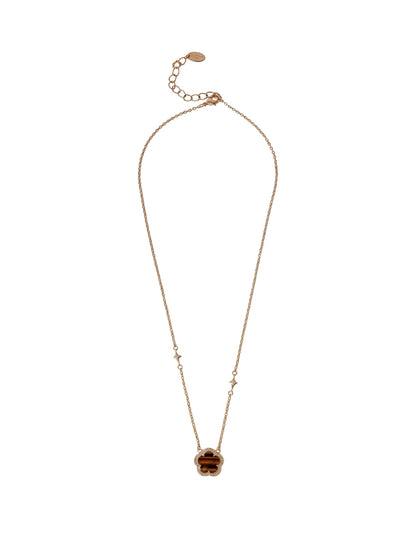 Collar de Mujer Chapa de oro 18K Trébol