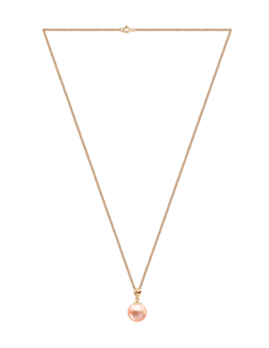 Collar de Mujer con Dije Perlas de Cristal Chapa de oro 18K Zvezda