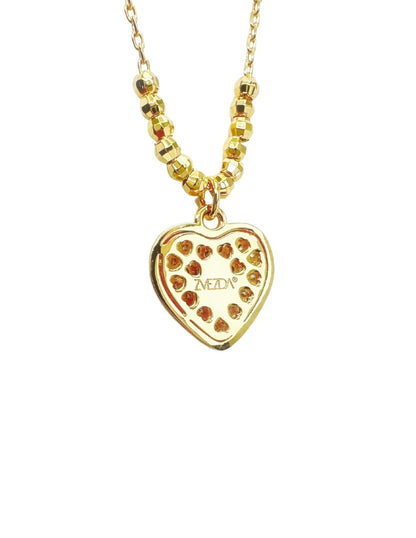 Collar de Mujer Chapa de oro 18K Corazón