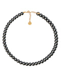 Collar de Mujer Perlas de Cristal Chapa de oro 18K