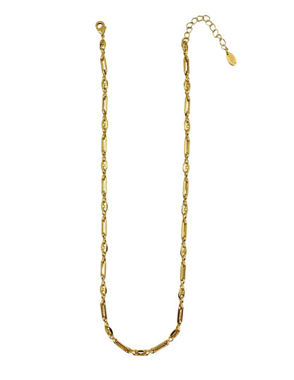 Collar y Pulsera de Mujer Chapa de oro 18K