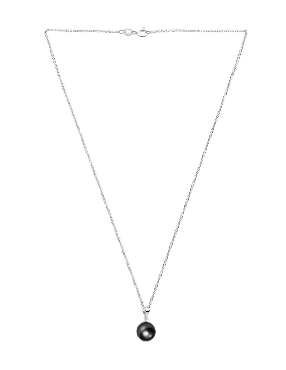 Collar y Aretes de Mujer Plata .925 Perlas de Cristal Swarovski