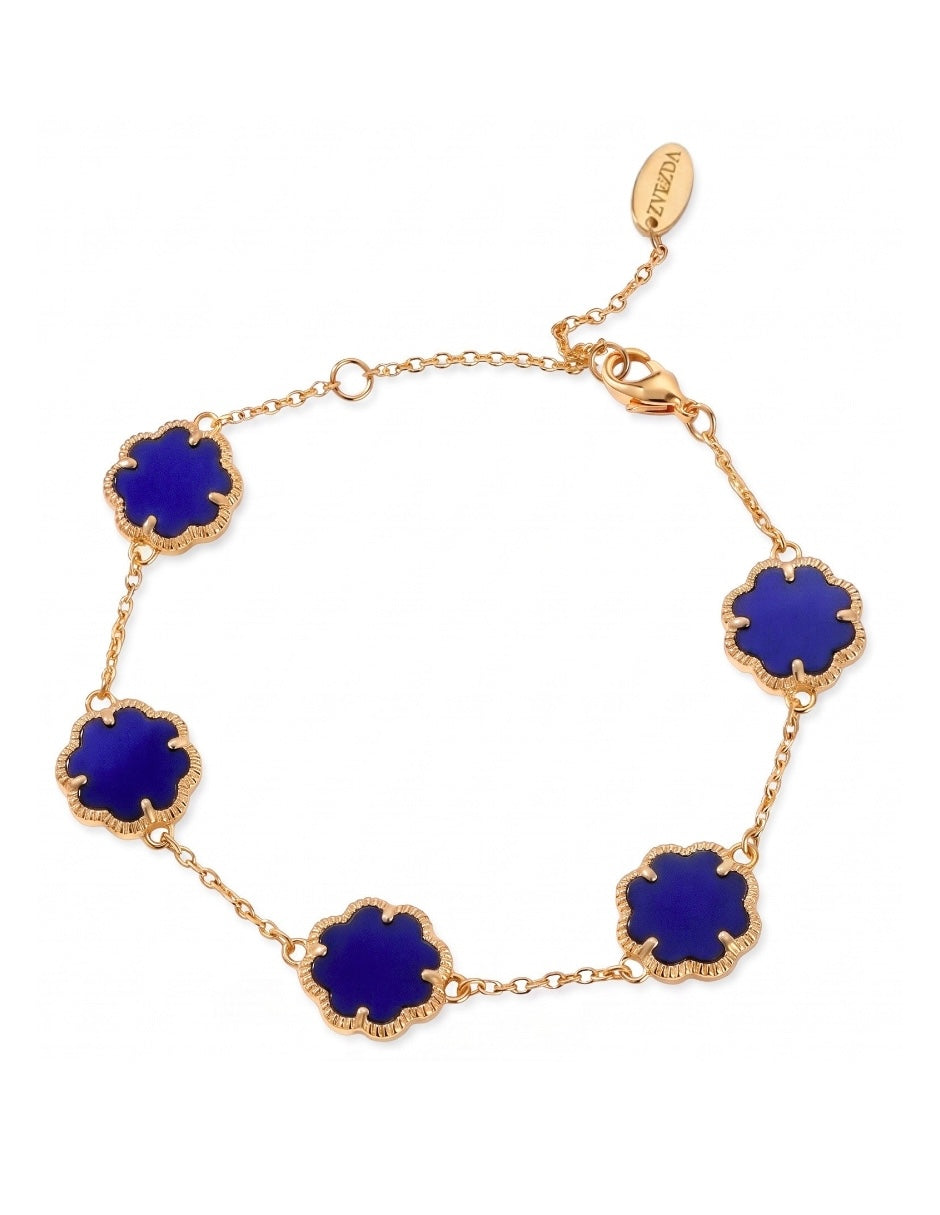 Pulsera De Mujer Chapa De Oro 18k Trébol
