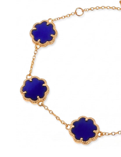 Pulsera De Mujer Chapa De Oro 18k Trébol