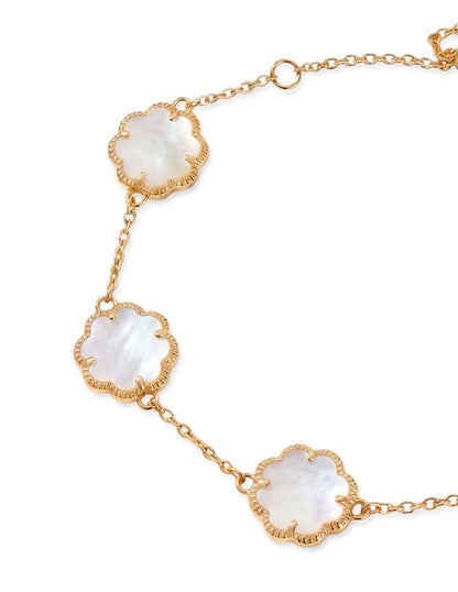 Pulsera De Mujer Chapa De Oro 18k Trébol
